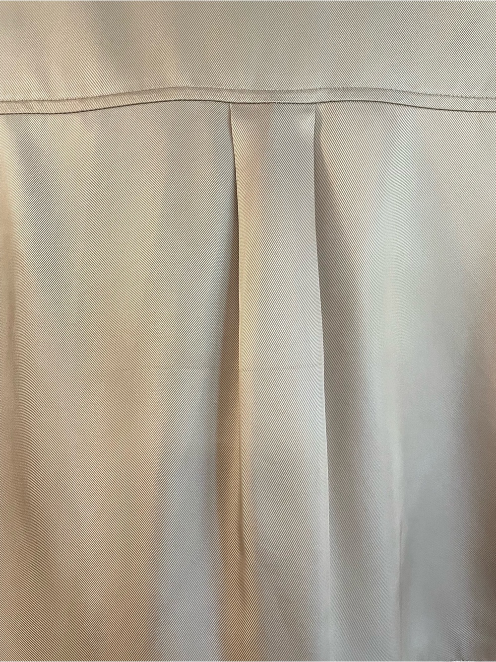 Cinq a Sept Holly Khaki Short Puff Sleeve Satin Utility Jacket Size Medium - Picture 9 of 15
